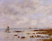 尤金 布丹 : Low Tide at Saint-Vaast-la-Hougue